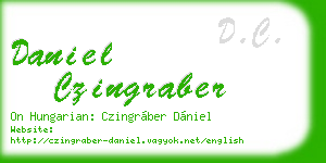 daniel czingraber business card